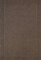 Complete image of the Noosa Rug's Outdoor Rug Range in a deep Charcoal shade, displaying its elegant design and robust texture, ideal for high traffic areas.